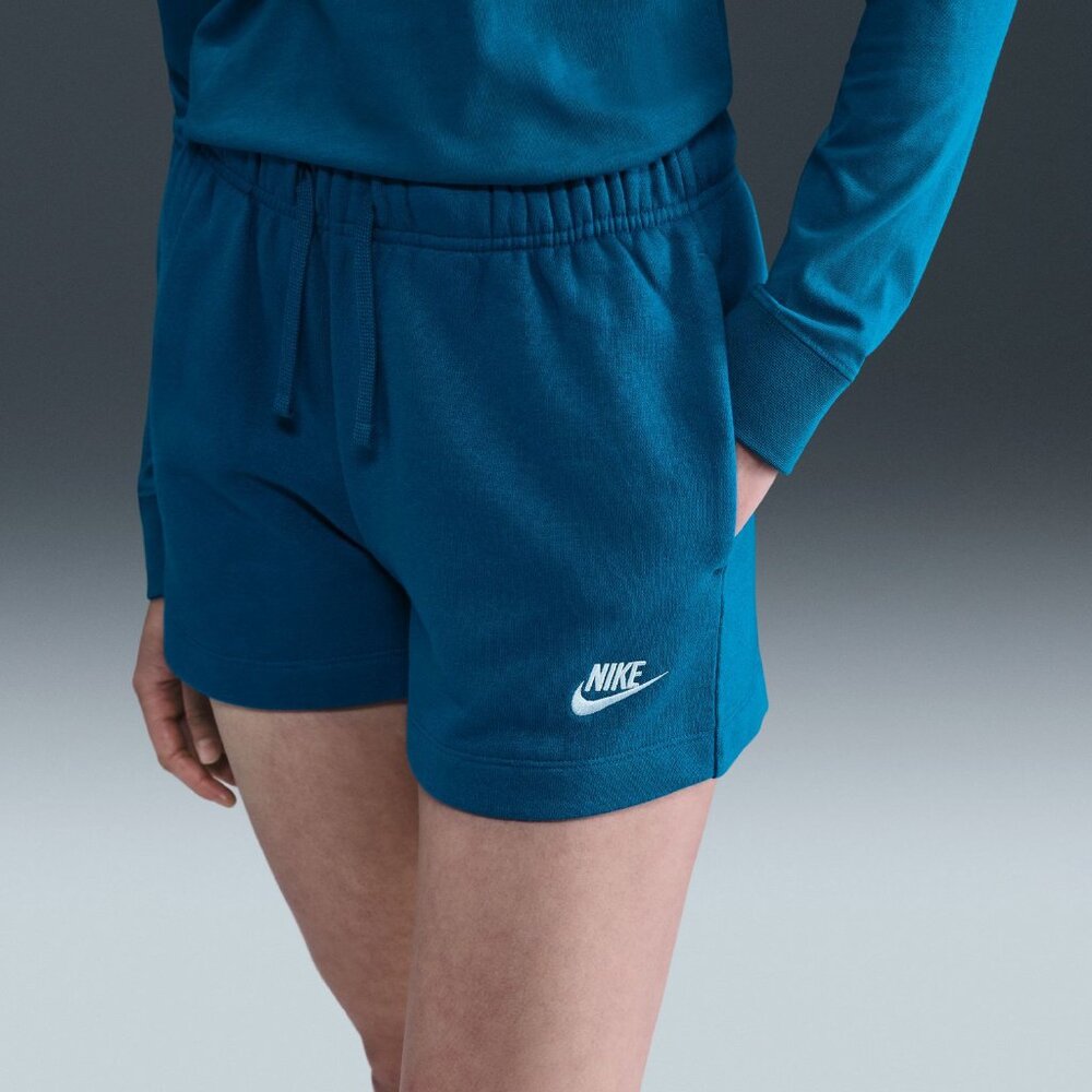 Nike Women's Sportswear Club Fleece Mid-Rise Shorts Size M and  XL Green Abyss